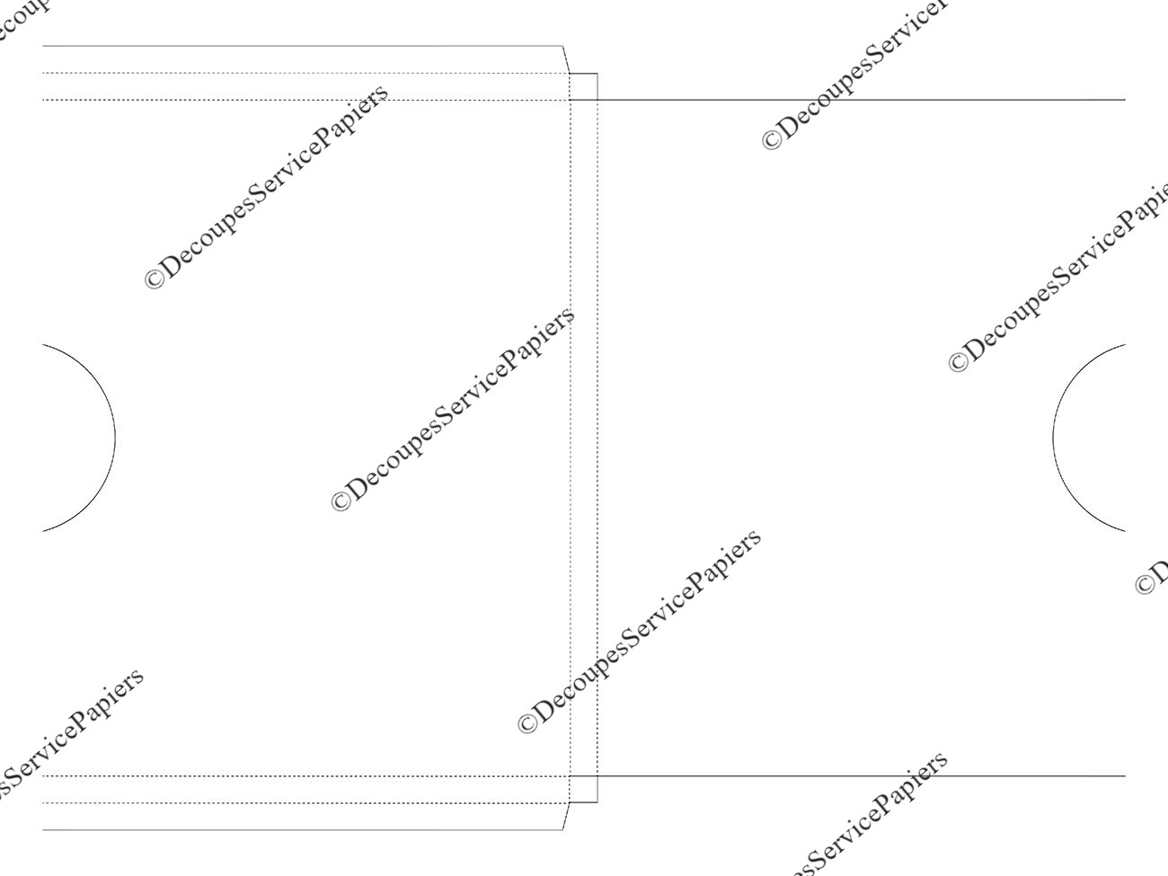 ETUI FOURREAU F 215 X 301 R 12 O 482 X 349